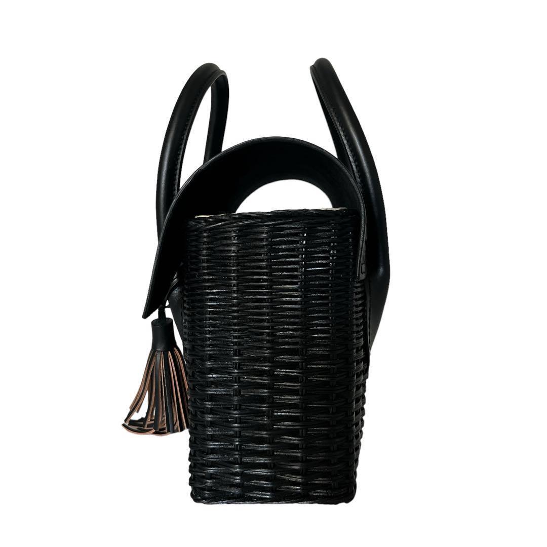 みぃたん様 カービングトライブス かごバック ラタン ターンロック