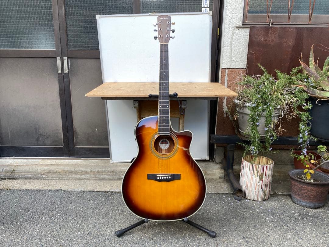 morris r-401 ts エレアコ　アコースティックギター　ソフトケース morris r-401 ts エレアコ アコースティックギター ソフトケース