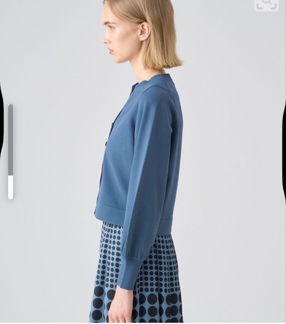 アナイ(ANAYI) ブルー ボタン付き カーディガン - メルカリ