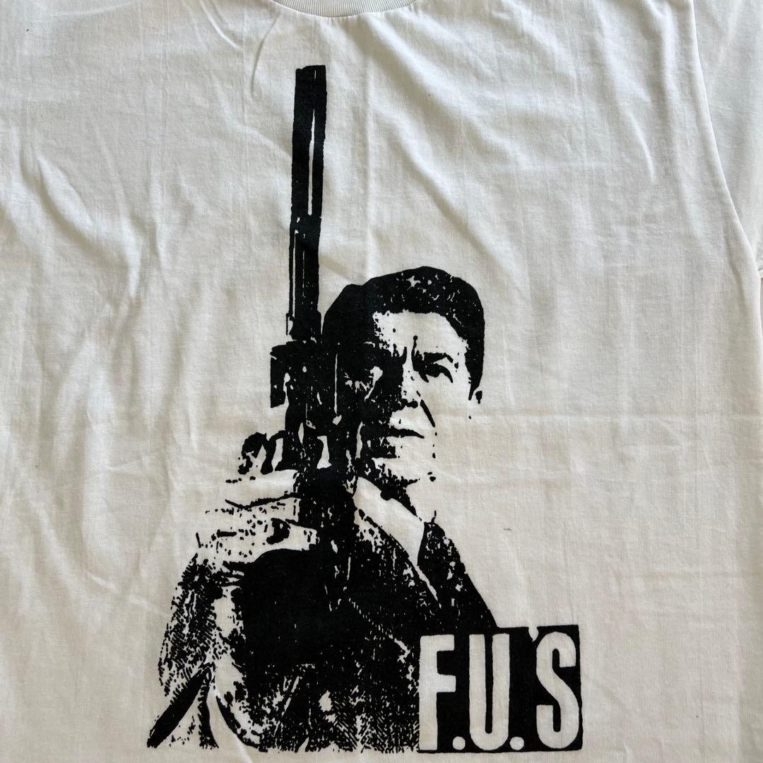 F.U.'S バンドTシャツ ロナルド・レーガン Mサイズ　80年代　レア　希少