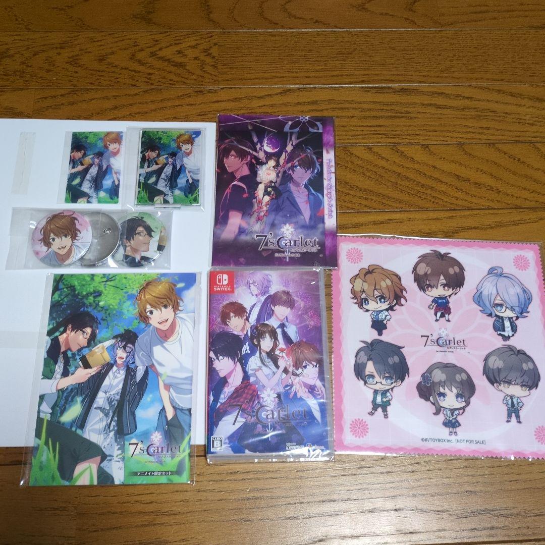 7Scarlet　Switch　アニメイト限定セット Amazon.co.jp: 7'scarlet for Nintendo Switch 特装版 : ゲーム