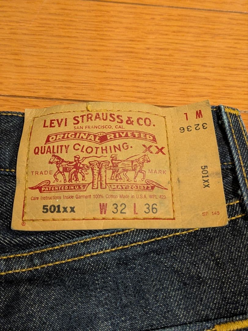 Levi's 501xx 01年 濃紺 553 USA W32 L36 楽天市場】2001年製 USA製 リーバイス501xx 濃紺 ジーンズ 実寸W40 L29