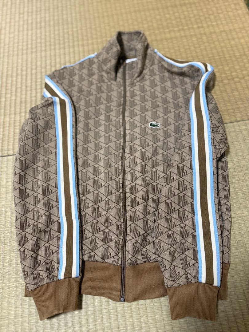 LACOSTE 幾何学模様 ブラウンジャージ FR3 - メルカリ