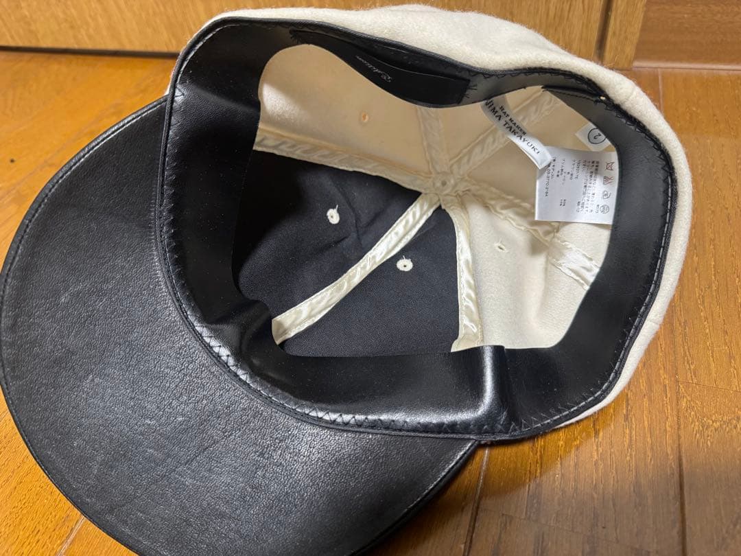 KIJIMA TAKAYUKI レザーコンビキャップ - メルカリ
