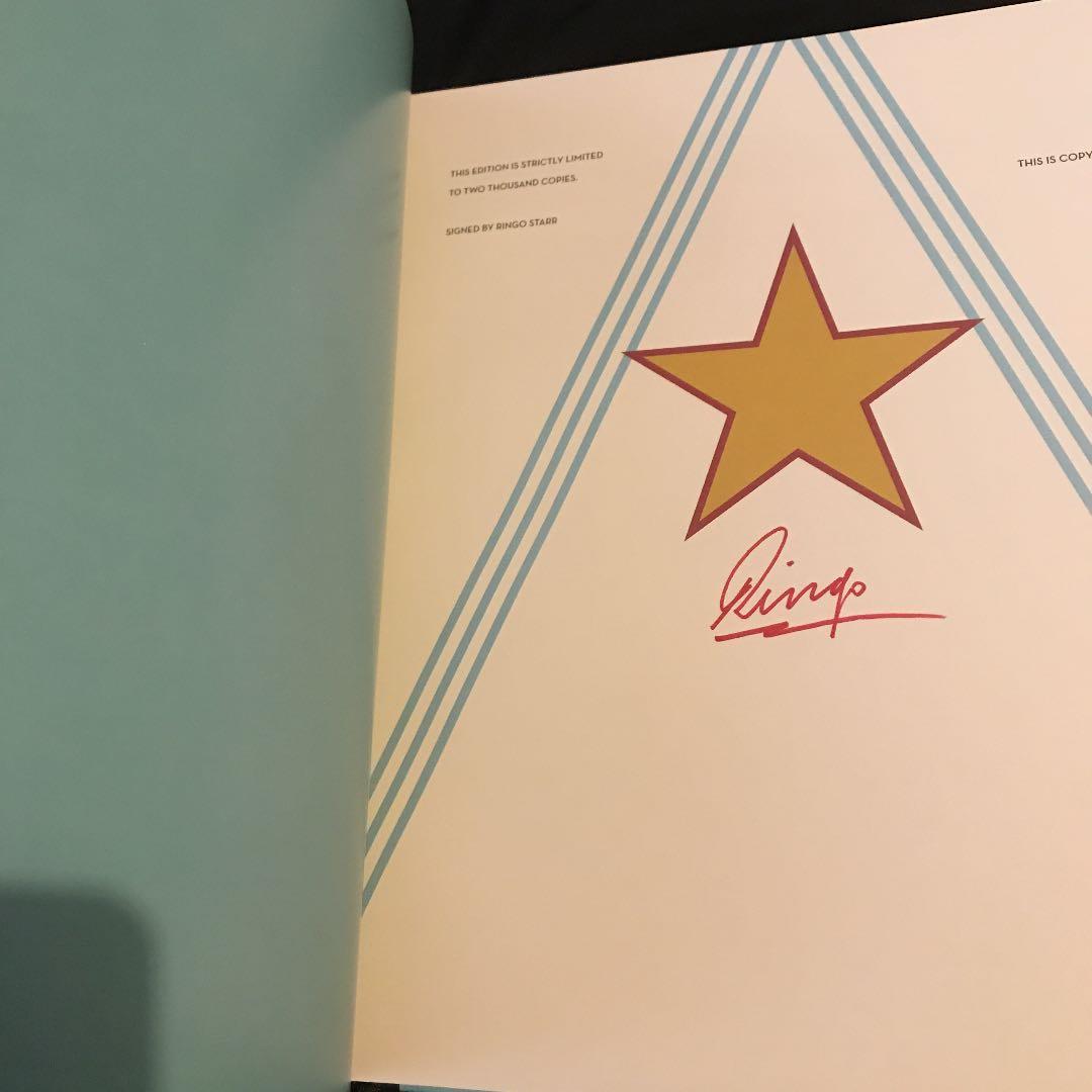 リンゴ・スター 直筆サイン入り豪華本 アナザー・デイ・イン・ザ