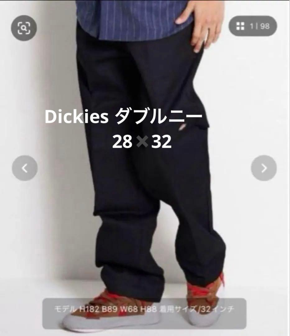 Dickies ダブルニー ワークパンツ28✖️32 85283 ダークネイビー