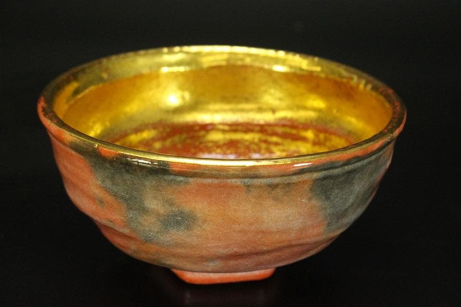 茶道具 嶋台茶碗 松楽造 金銀一双 箱入 725 - メルカリ