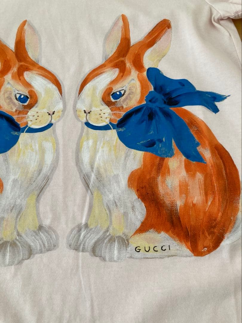 新品！GUCCI×ロンハーマンコラボ Tシャツ サイズ10 ピンク - メルカリ