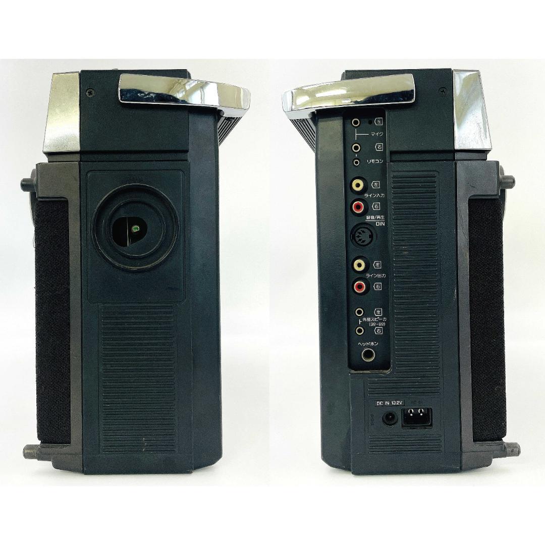 昭和レトロ ナショナル RX-5620 FM/AMラジカセ【動作品ダイヤル欠損