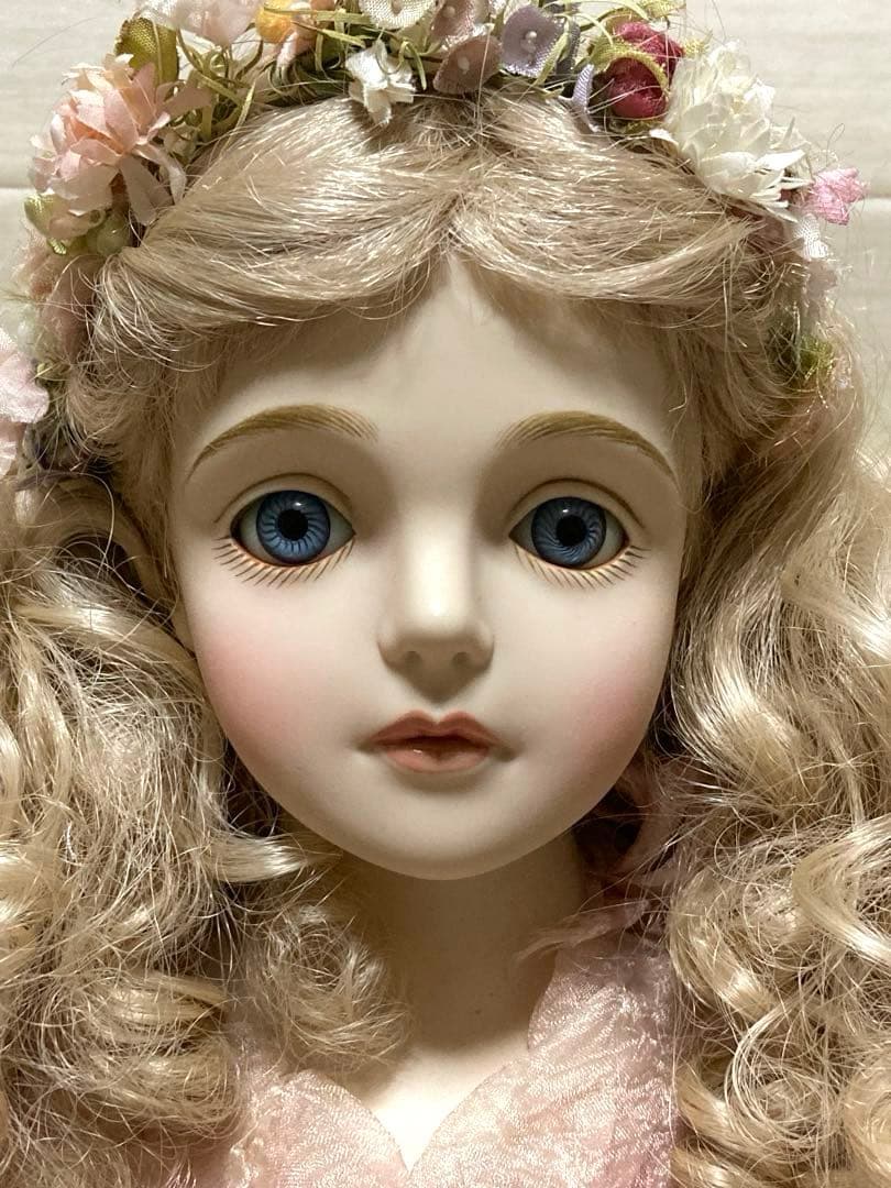 若月まり子 大型ビスクドール 人形作家 65㎝ - メルカリ