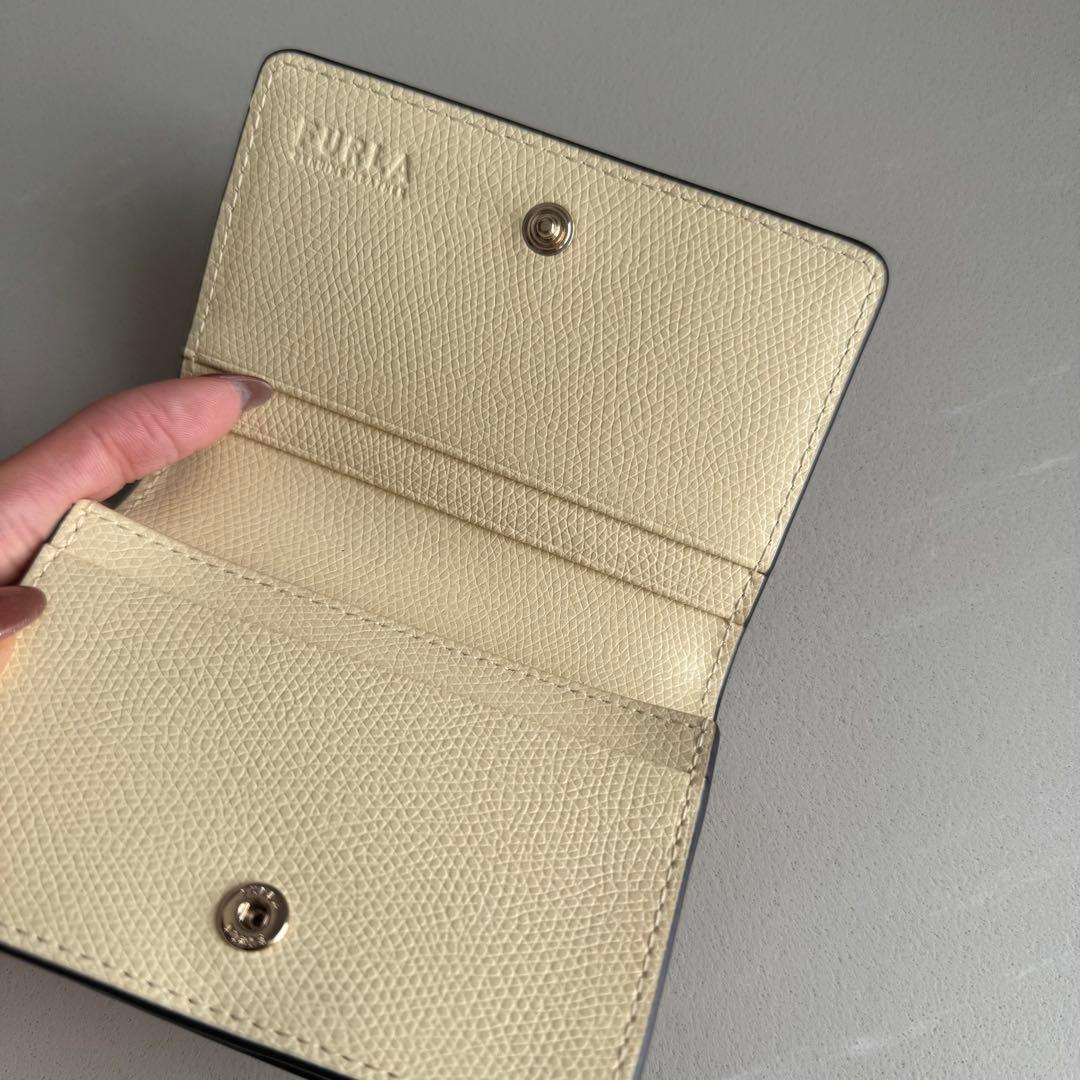 未使用】FURLA 2021限定 名刺入れ カードケース 鳥 ピンク イエロー