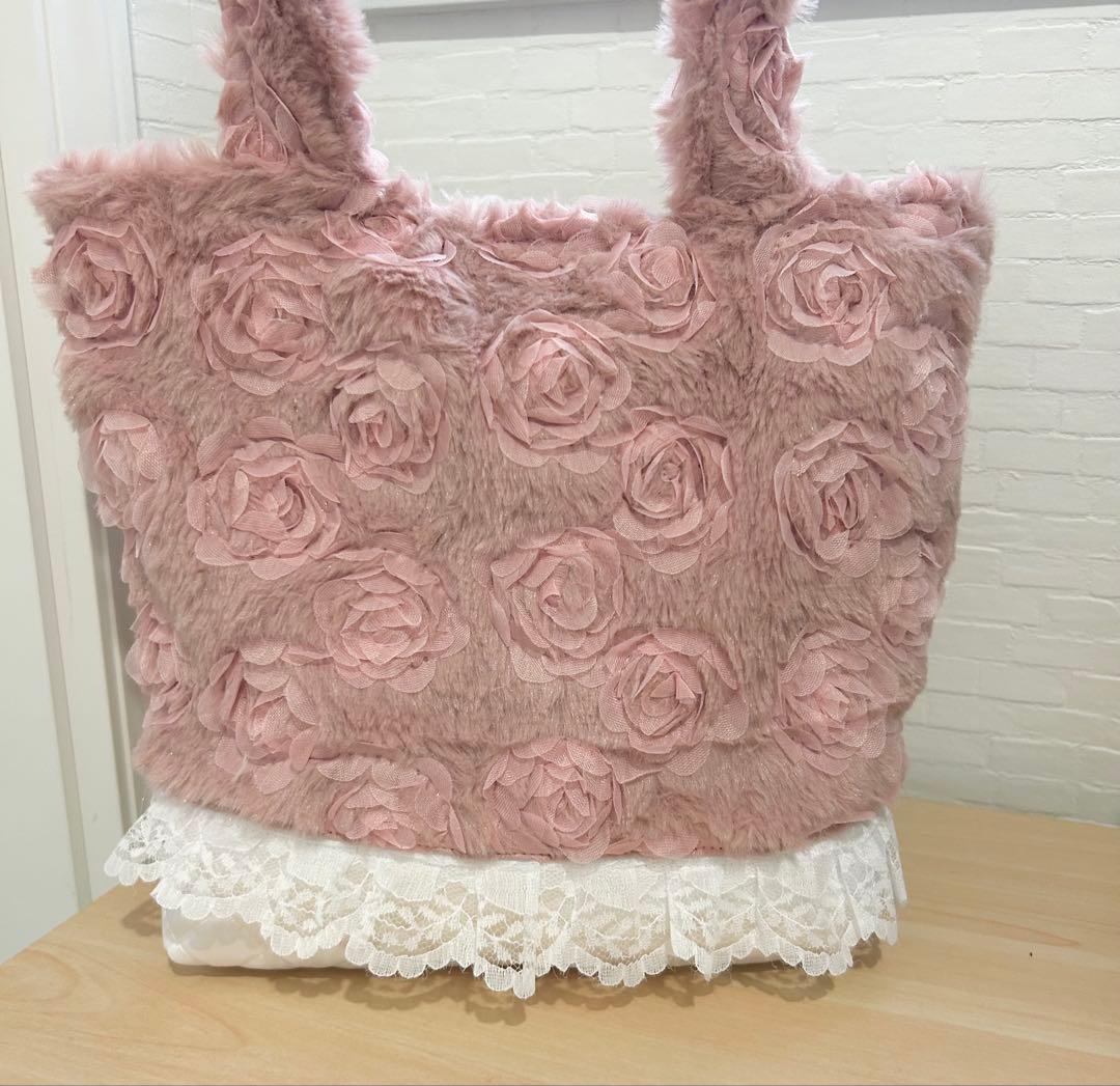 黒*こ様 コヤンイサムチョン ふわふわ プリンセス ルミちゃん トートバッグ