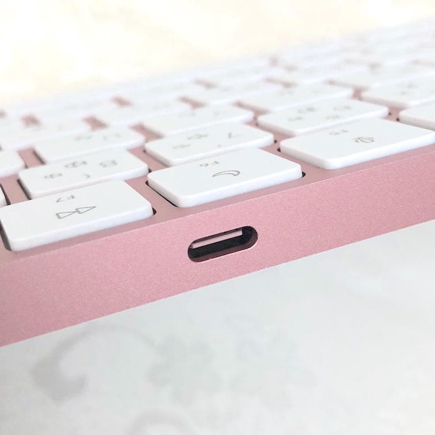 新品未使用｜USB-C｜Touch ID｜ピンク｜MAGIC KEYBOARD - メルカリ