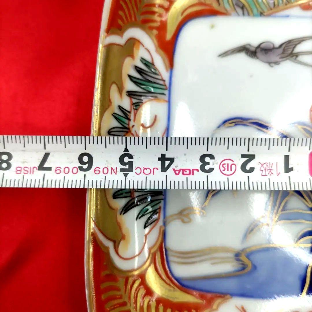有田焼 伊万里焼 古伊万里 金彩 色絵 小皿 角皿 長角皿 刺し身皿5