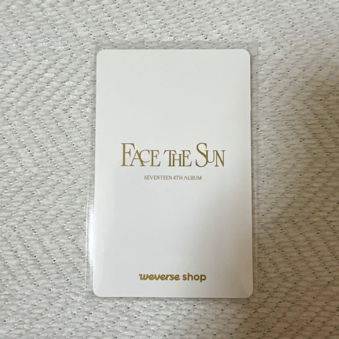 SEVENTEEN face the sun weverse 特典 ジュン - メルカリ