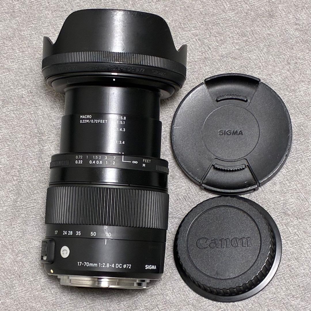 ⭐️動作品⭐️シグマ SIGMA 17-70mm F/2.8-4 DC canon用