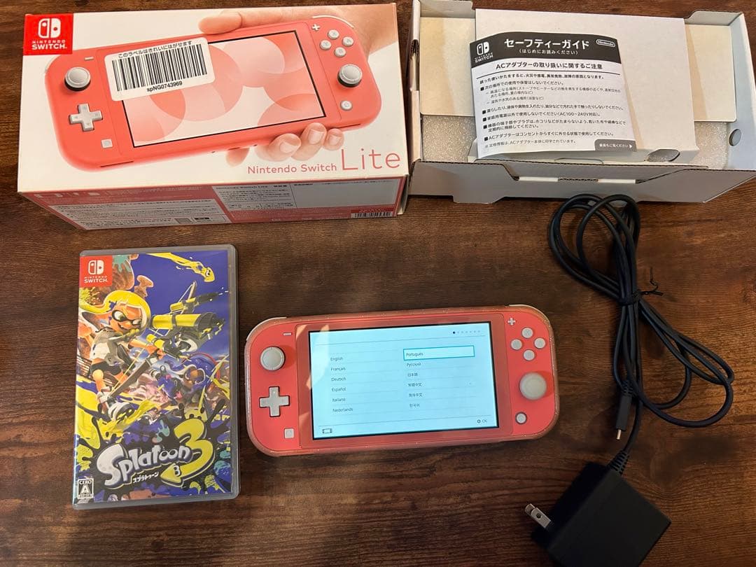 Nintendo Switch Lite ピンク 箱 充電器付きスプラトゥーン3 Amazon.com: Nintendo Switch Lite - Coral - Switch : Video Games