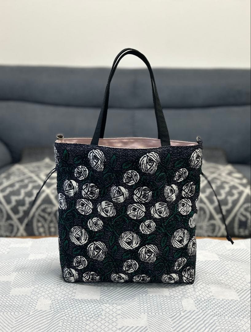 a-ya 様 rosy きんちゃくトート - トートバッグ高価