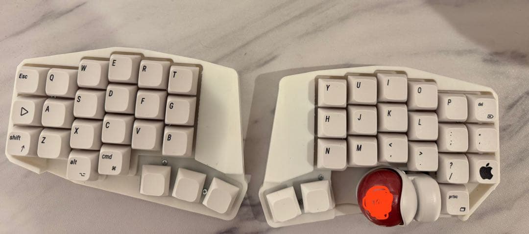 【新品】keyball44 ケースマウント仕様　刻印ありkeychron 純正 Keyball44を組み立てました - とらのメモ