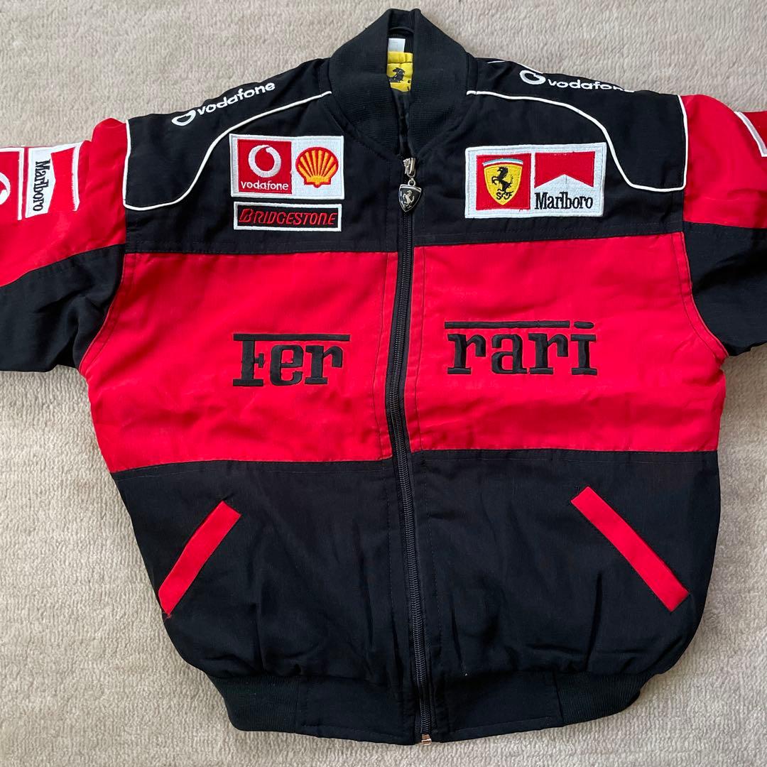 F1 Ferrari フェラーリ ブルゾン ジャケットキッズ Mサイズ - メルカリ