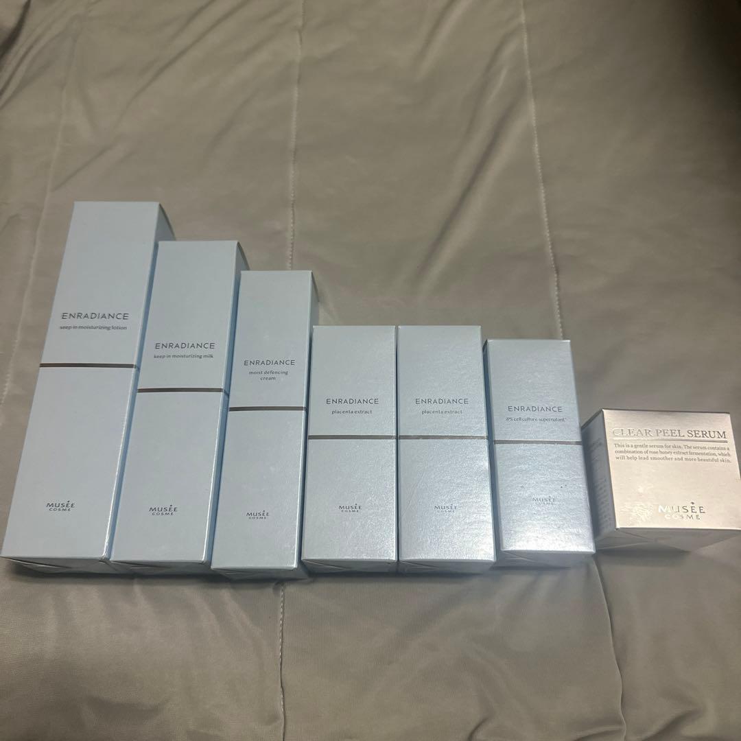 ミュゼコスメ 7点セット ミュゼ 洗顔料&プラセンタ&ミュフラセラム セット 試してみた