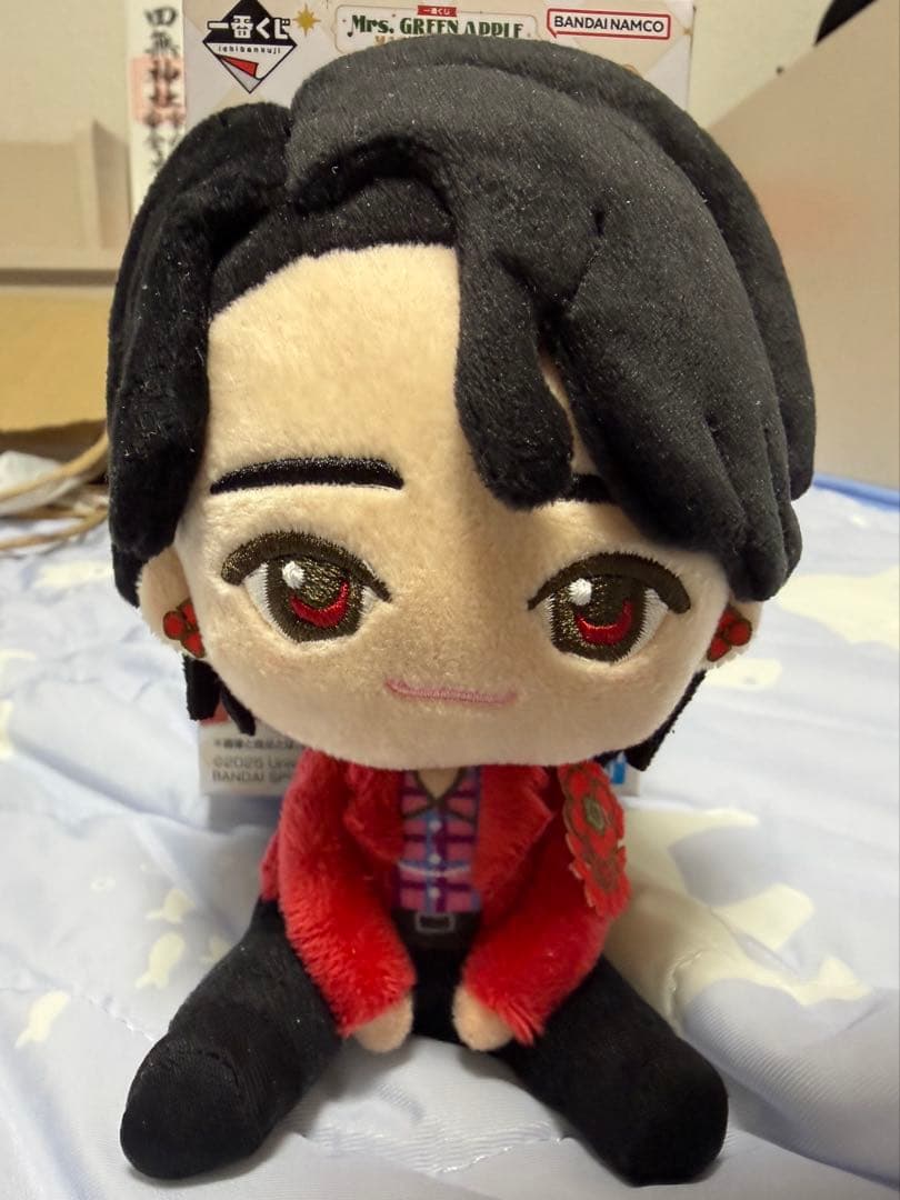 Mrs. GREEN APPLE 大森元貴 ぬいぐるみ 一番くじ A賞 Mrs. GREEN APPLE 一番くじA賞 ぬいぐるみマスコット 大森元貴 - メルカリ