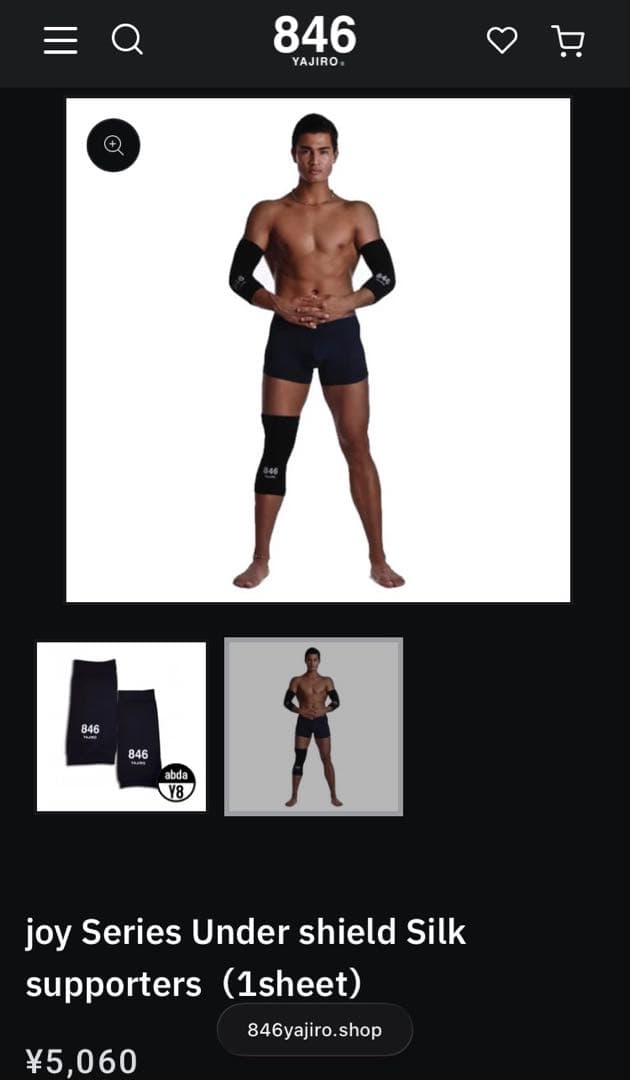 新品未使用】846 joy Series シルクサポーター 2枚 S115909