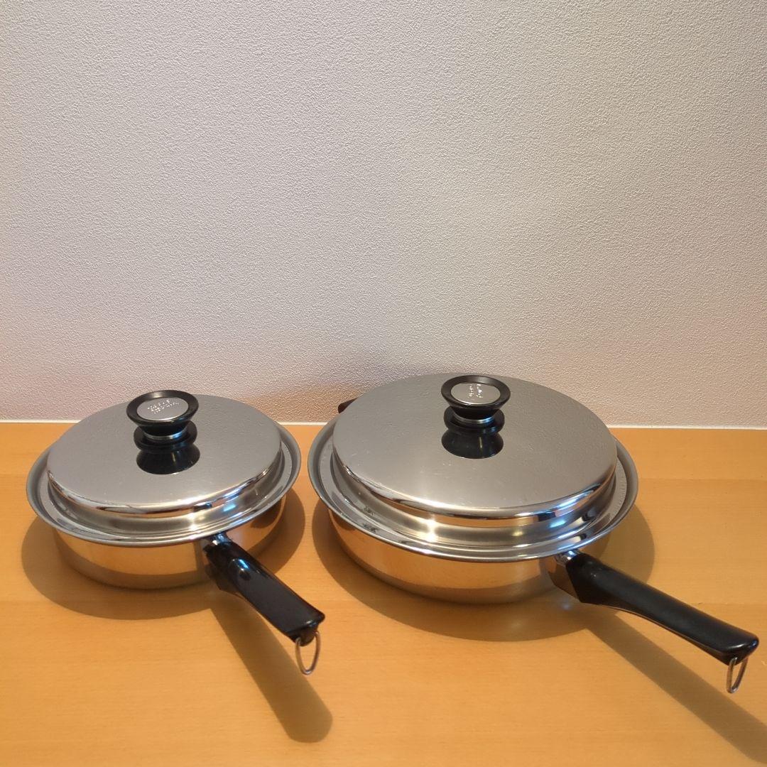 アムウェイ 大フライパン 中フライパン セット アムウェイ 2024年製 大 中 フライパン 大 中 小ソースパン セット