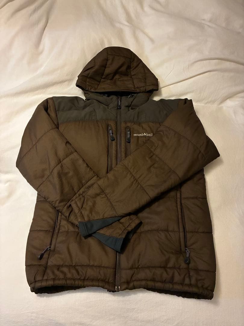 montbell モンベル ダウンジャケット キャスティングパーカー ブラウン ウィンター キャスティング パーカ｜モンベル
