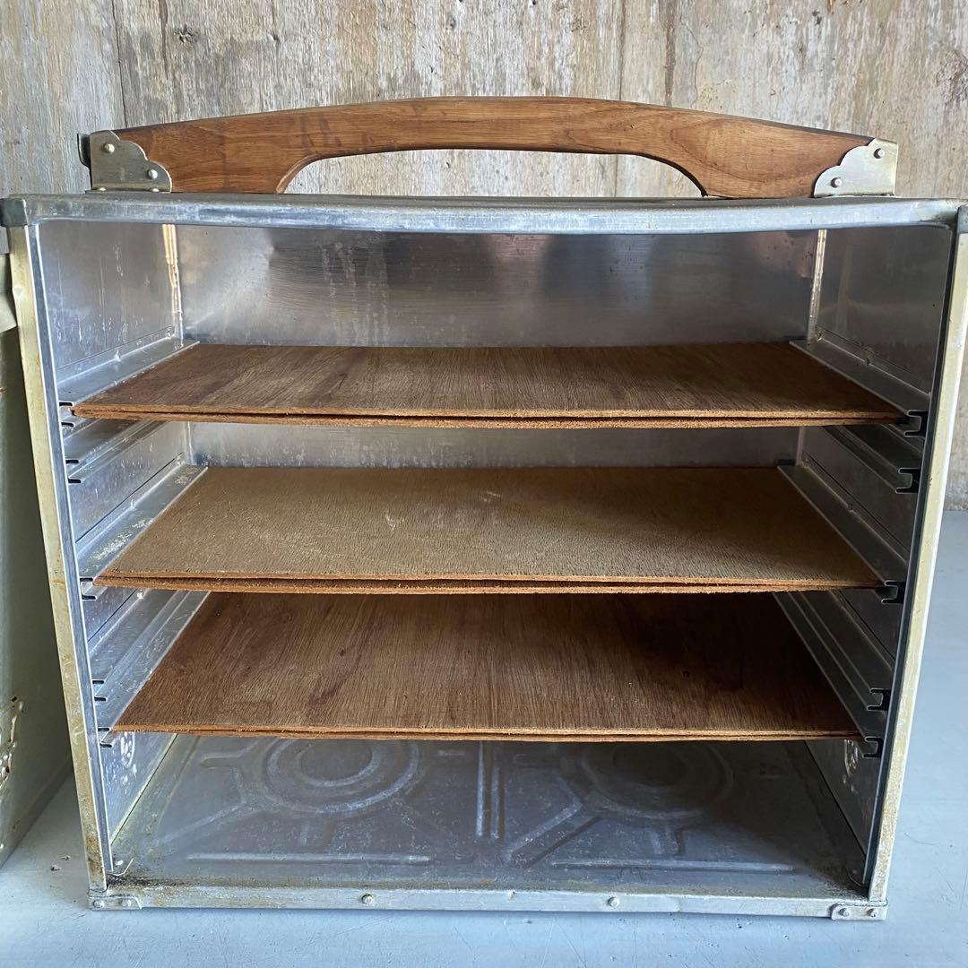 岡持ち おかもち 横長 大型 昭和レトロ ヴィンテージ レトロ 古道具 ⑤