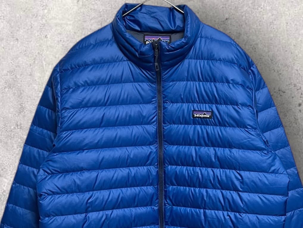 Patagonia 廃盤カラー DOWN SWEATER JACKET ブルー 低 価格