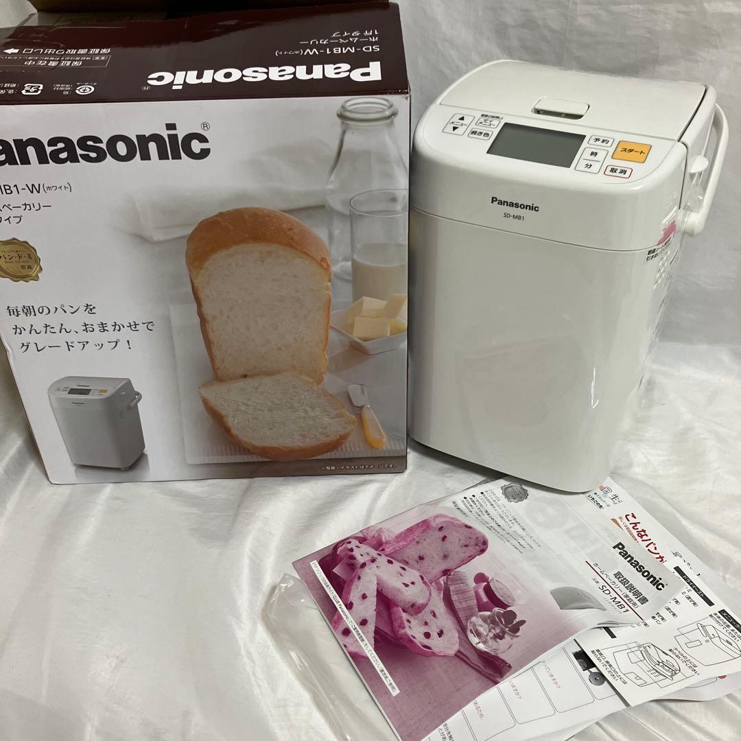 【未使用品】Panasonic SD-MB1-W ホームベーカリー Amazon | パナソニック ホームベーカリー 1斤タイプ ホワイト SD-MB1-W