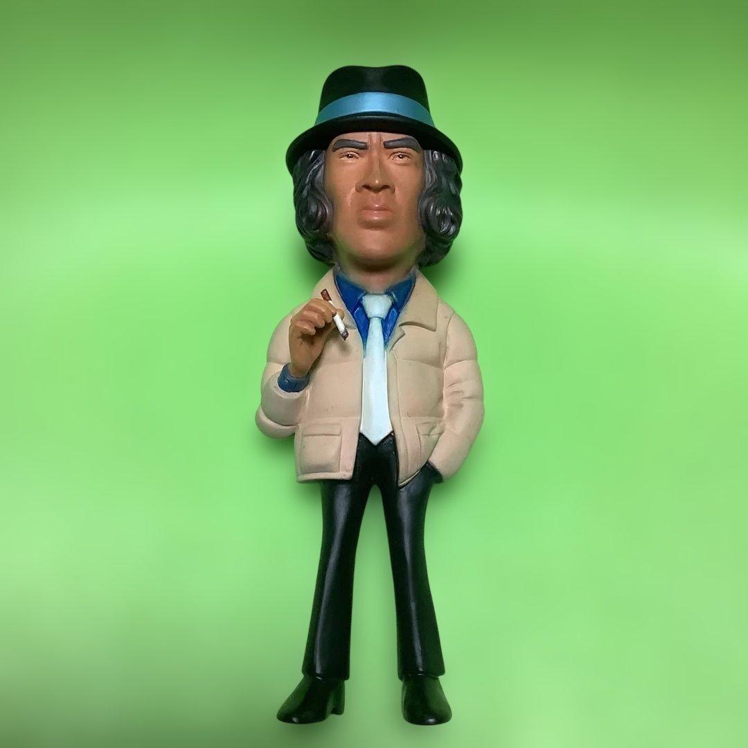 松田優作☆フィギュア☆ソフビ☆ガレージキット☆探偵物語☆青シャツ