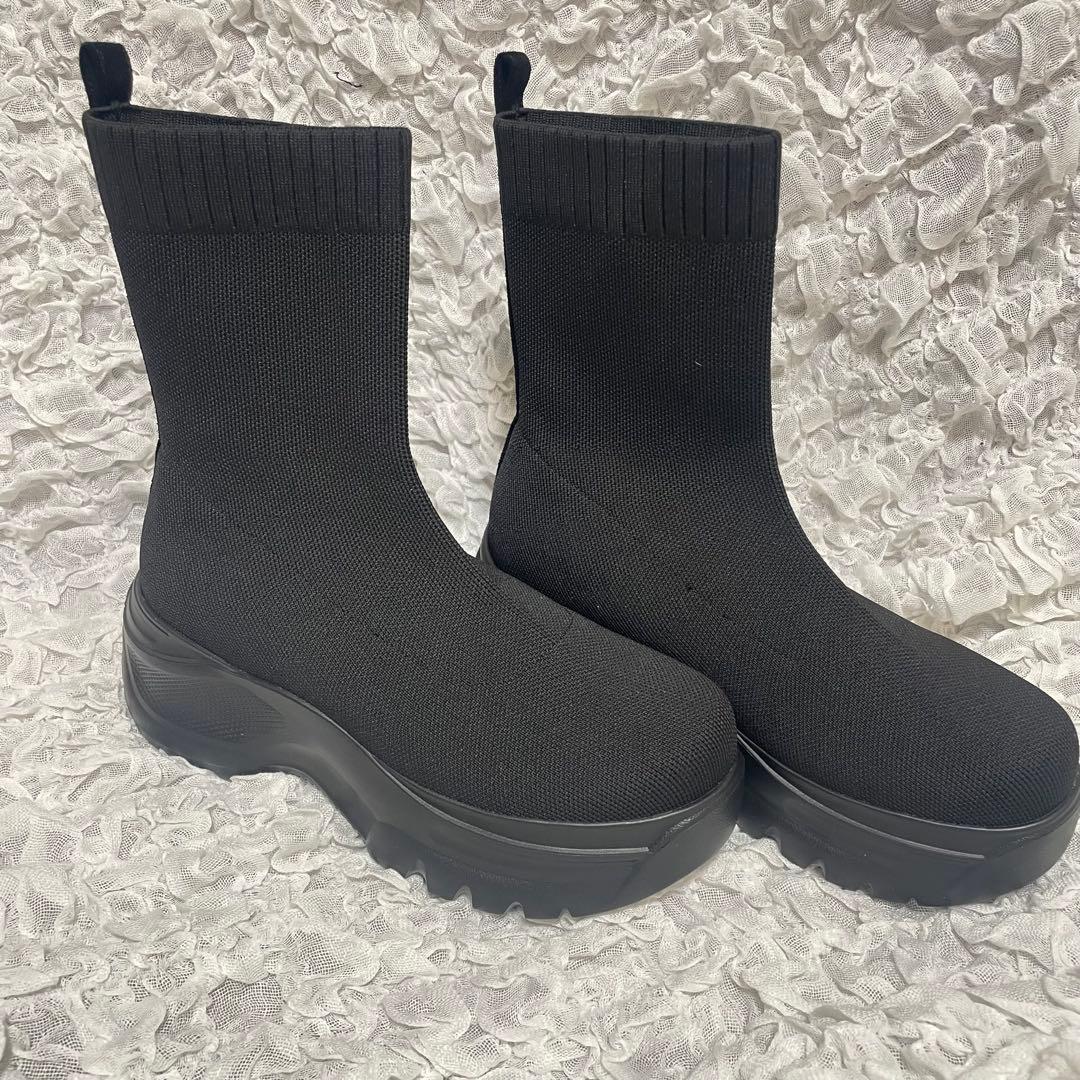 ⭐️鈴木亜美⭐️ブラック ショートブーツLサイズ 新品未使用 - メルカリ