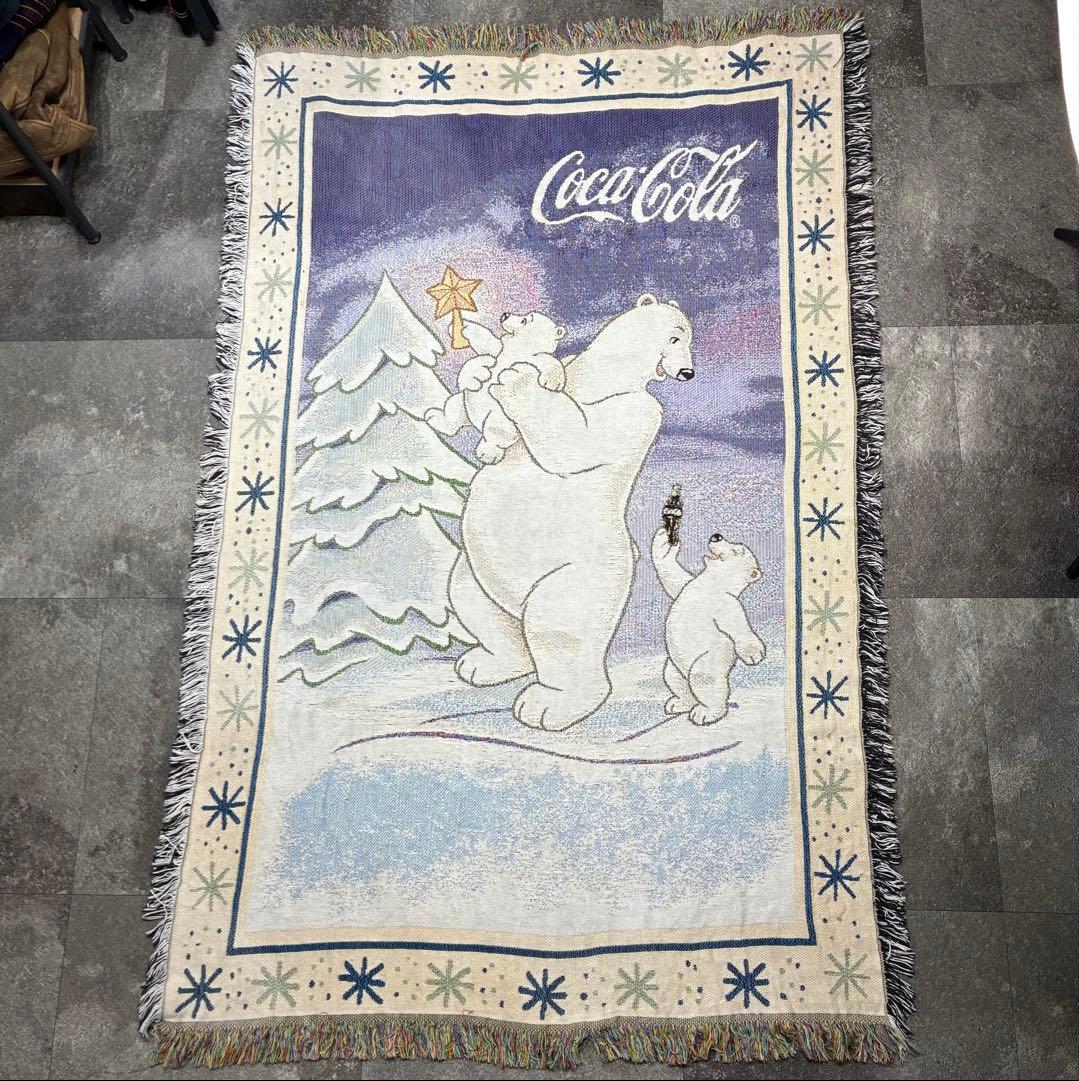 古着 Coca Cola コカコーラ ラグ 絨毯 - メルカリ