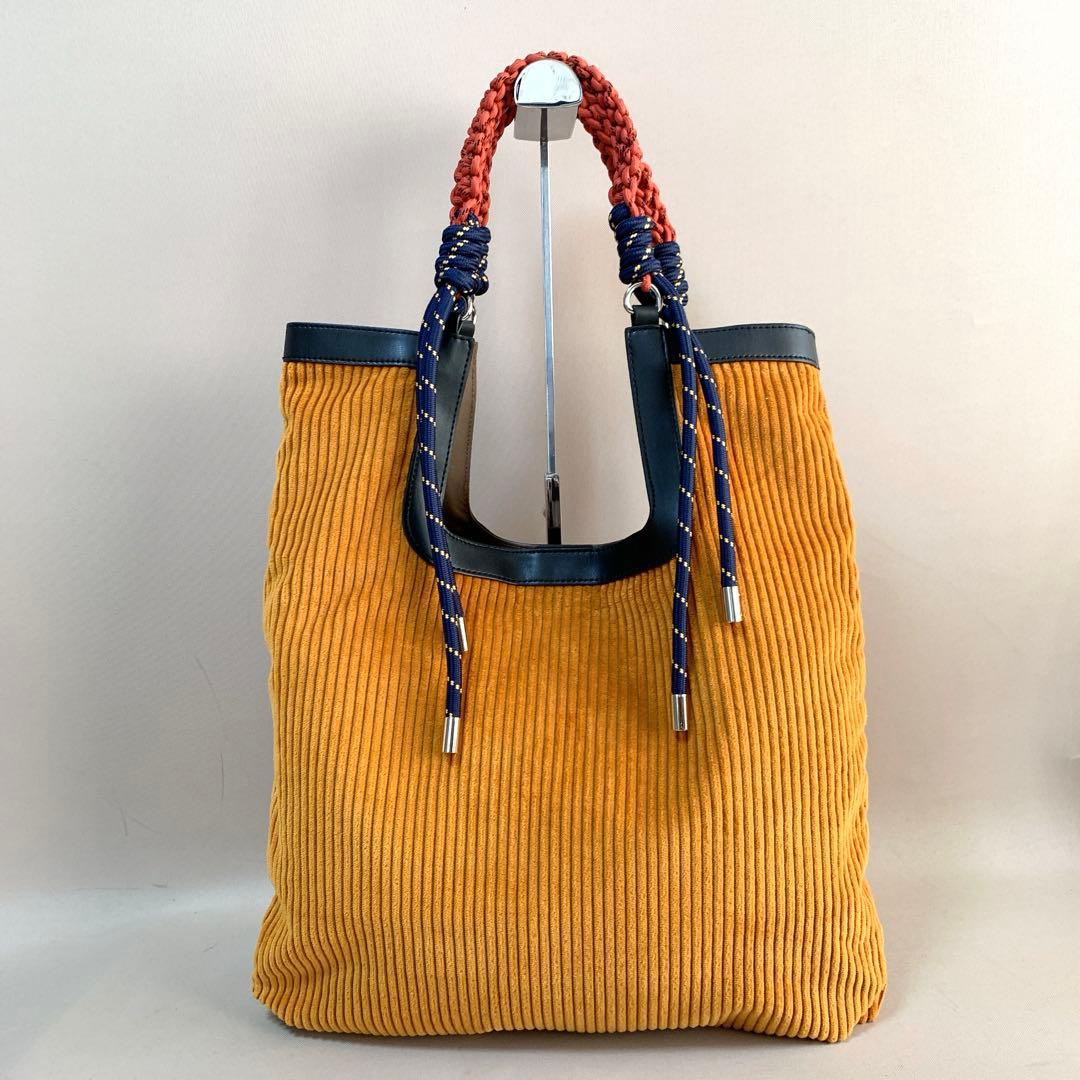 【146】 イアパピヨネ《A4サイズ対応》異素材/2フェイストートバッグ