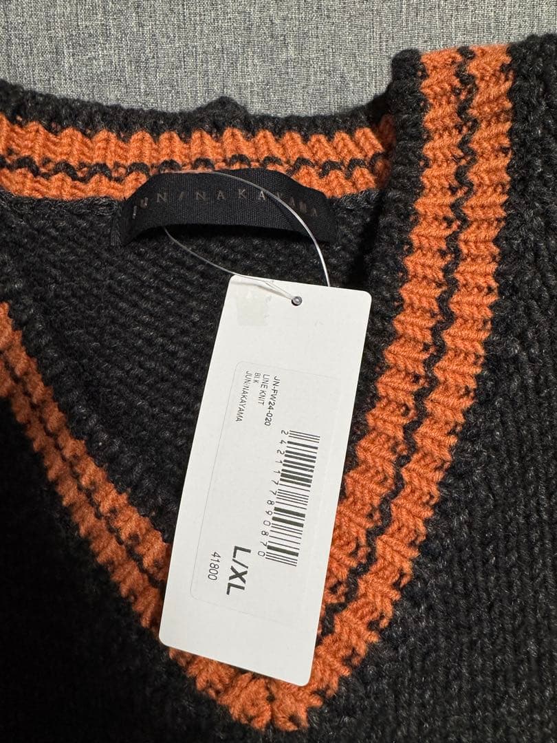 常田大希着用 JUN/NAKAYAMA LINE KNIT black - メルカリ