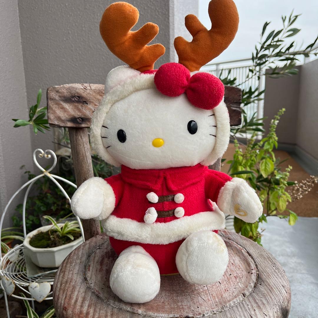 激レア】ハローキティ ダンシングサンタ ジングルベルの歌でトナカイの
