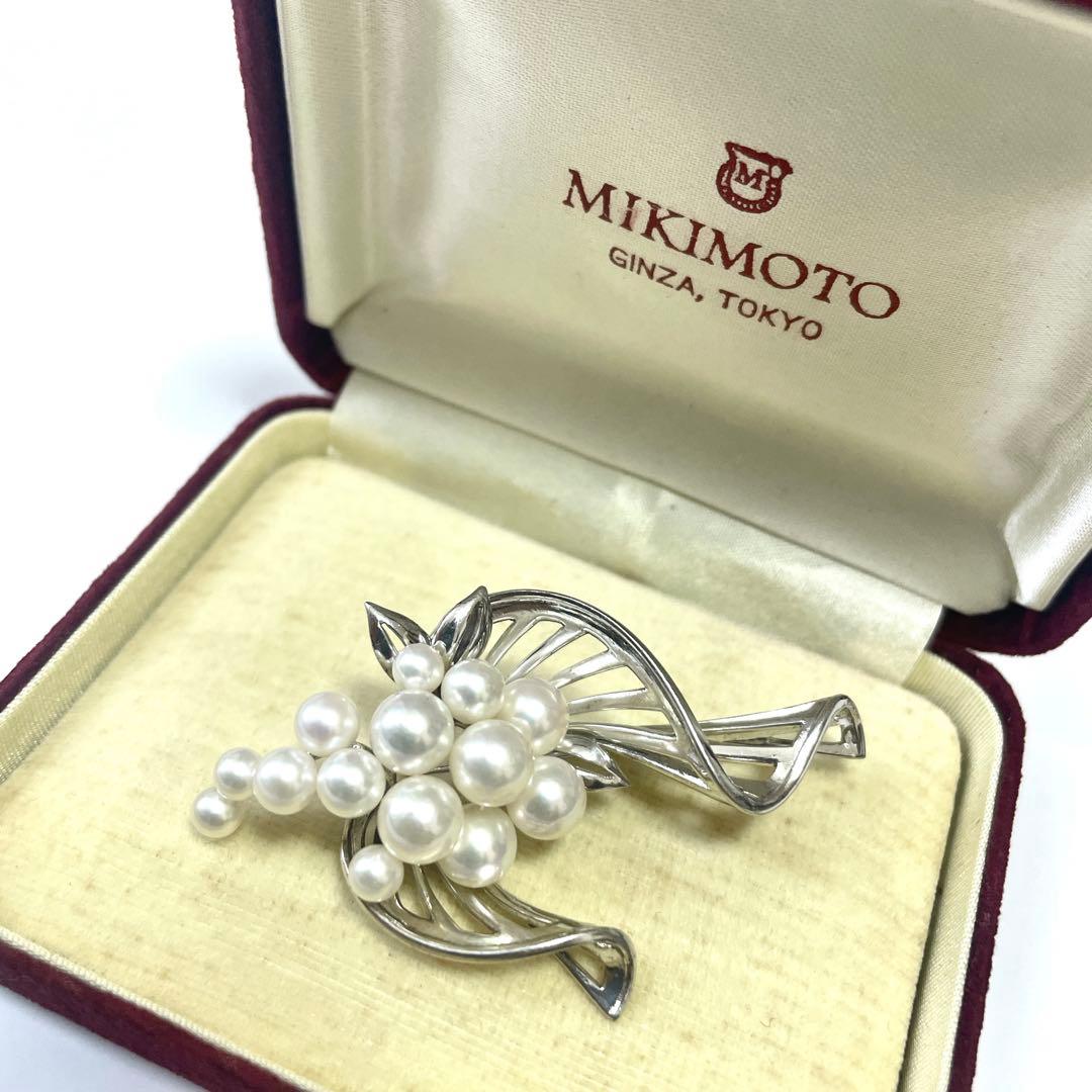 超希少✨皇室御用達 ミキモト アコヤ真珠 パール ブローチ コサージュ