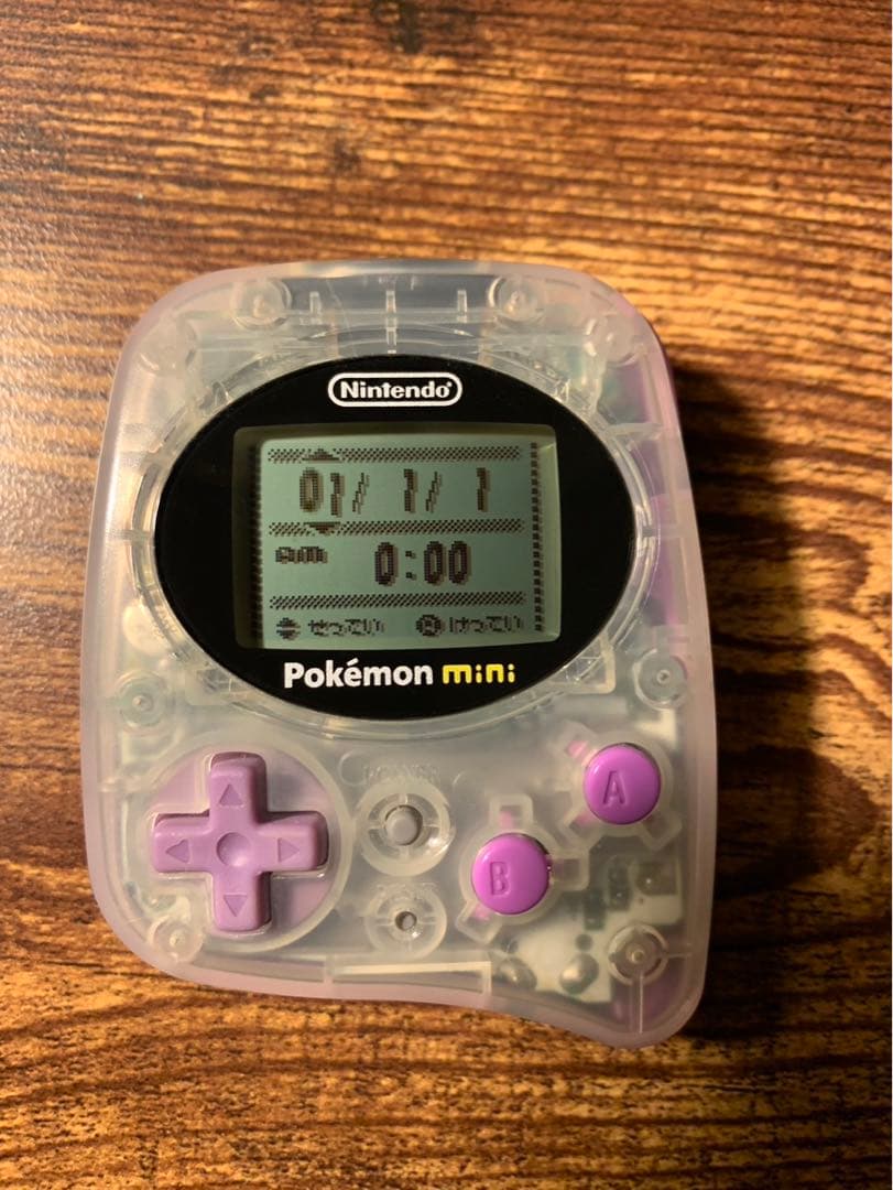 ポケモンミニ ムチュールパープル pokemon mini 日本版 - メルカリ