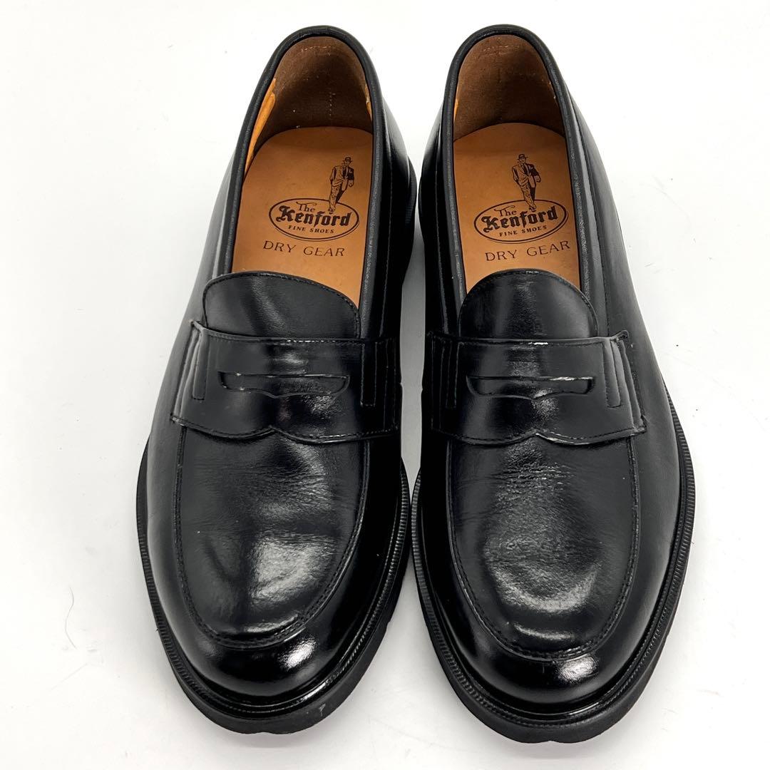 【美品】KENFORD ケンフォード　ローファー　黒　24.5EEE