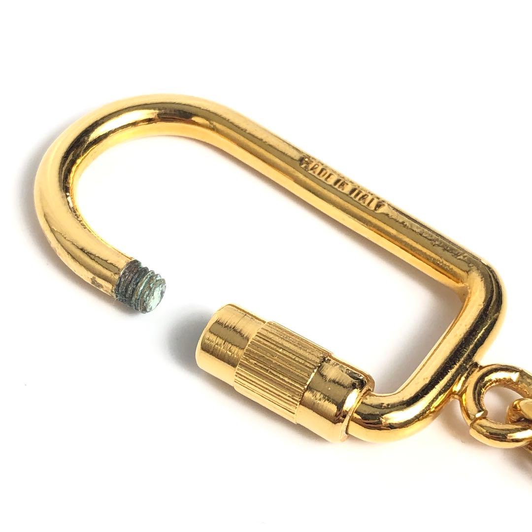 GUCCI オールドグッチ キーホルダー GG シェリーライン ラウンド 丸型