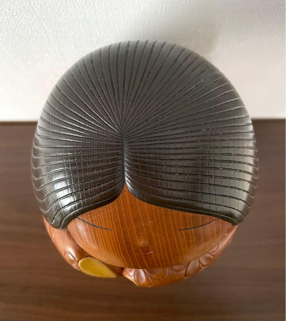 吉田 多加志 Takashi 創作 こけし kokeshi doll 木製 人形