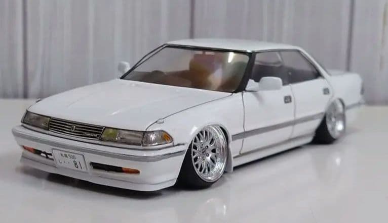 1/24 アオシマ マークII プラモデル GX81 前期 ツインターボ - メルカリ