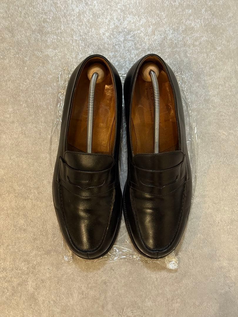 J.M. WESTON 180 ローファー ボックスカーフ 旧ロゴ 7F ワイド - メルカリ