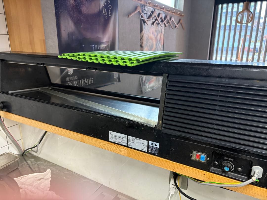 恒温高湿ネタケース FNC-120B-L 幅1200×奥行345×高さ280 tenpos_dm3-fnc-120b-l