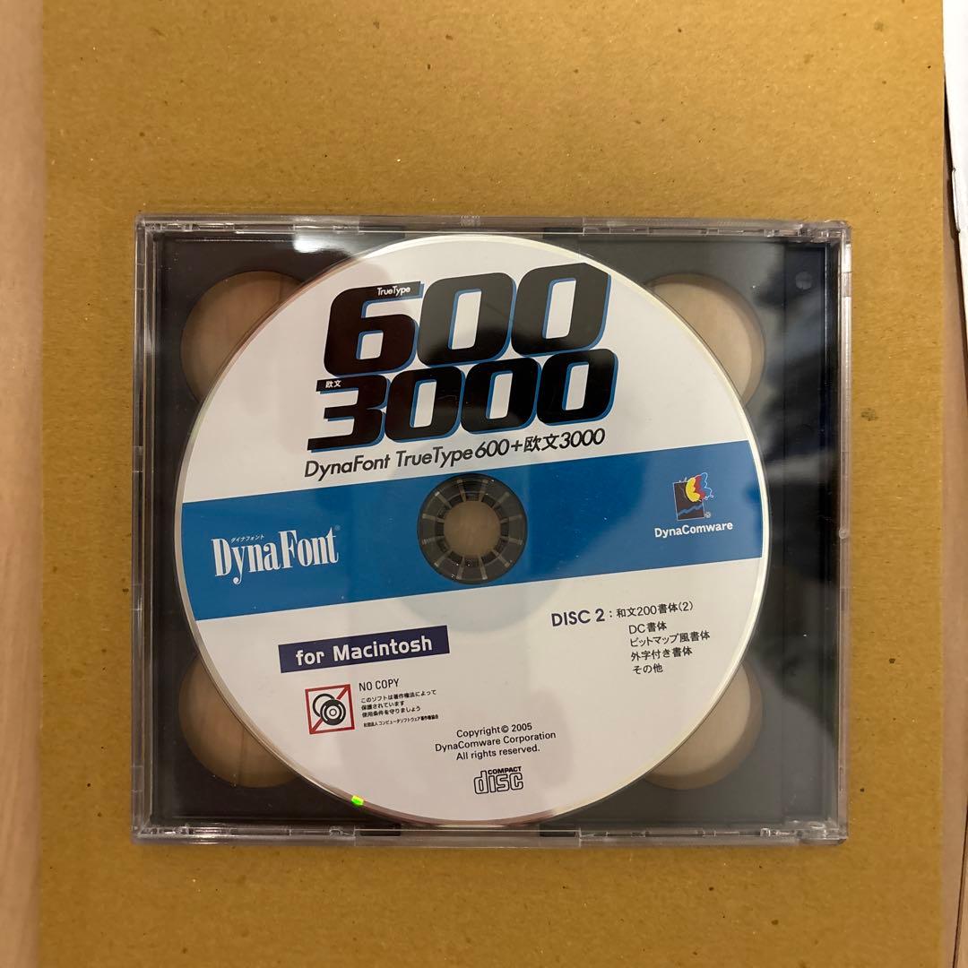中古 ダイナフォントTrueType600+欧文3000 cp for Mac - メルカリ
