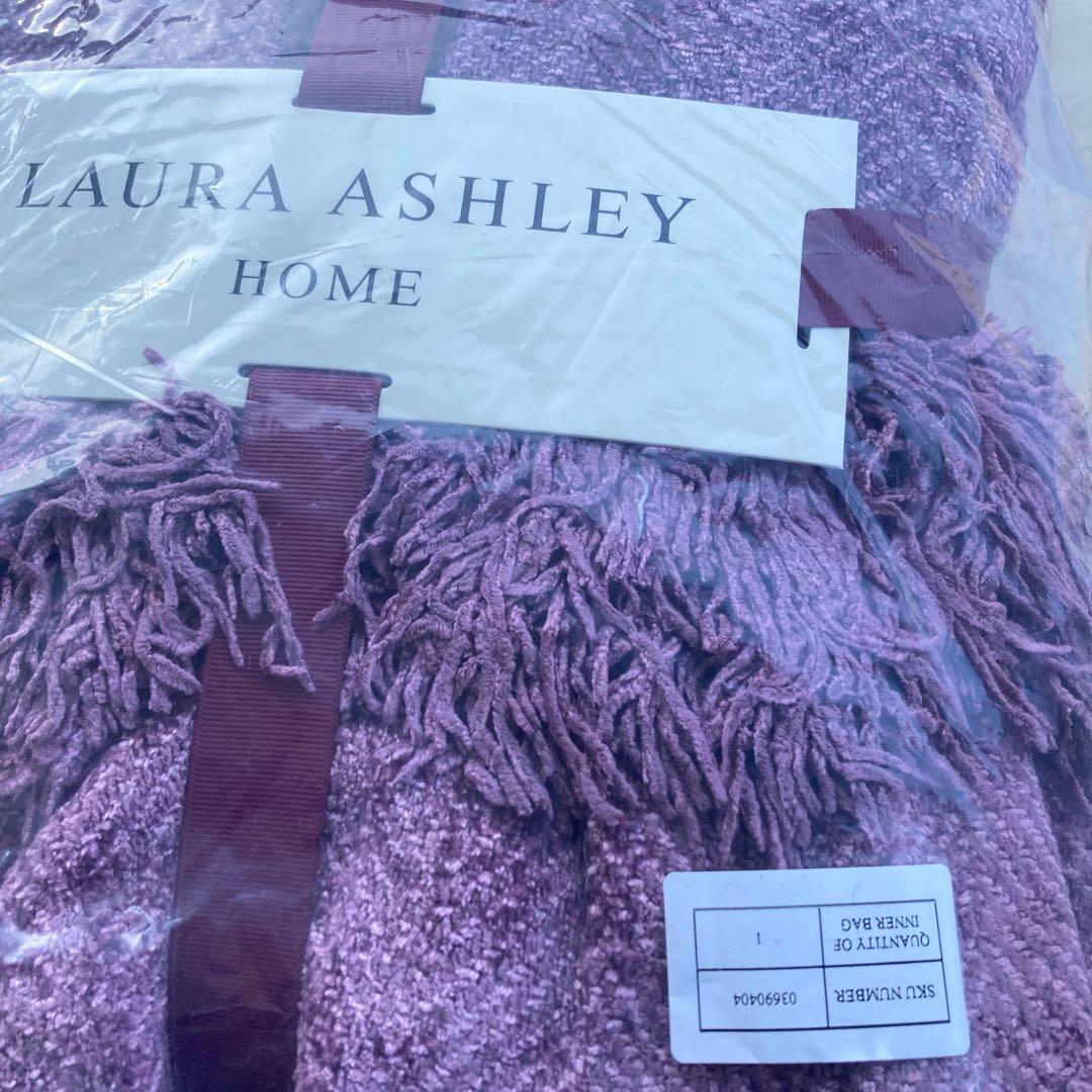 ローラアシュレイ HAMILTON THROW ハミルトンスローブランケット新