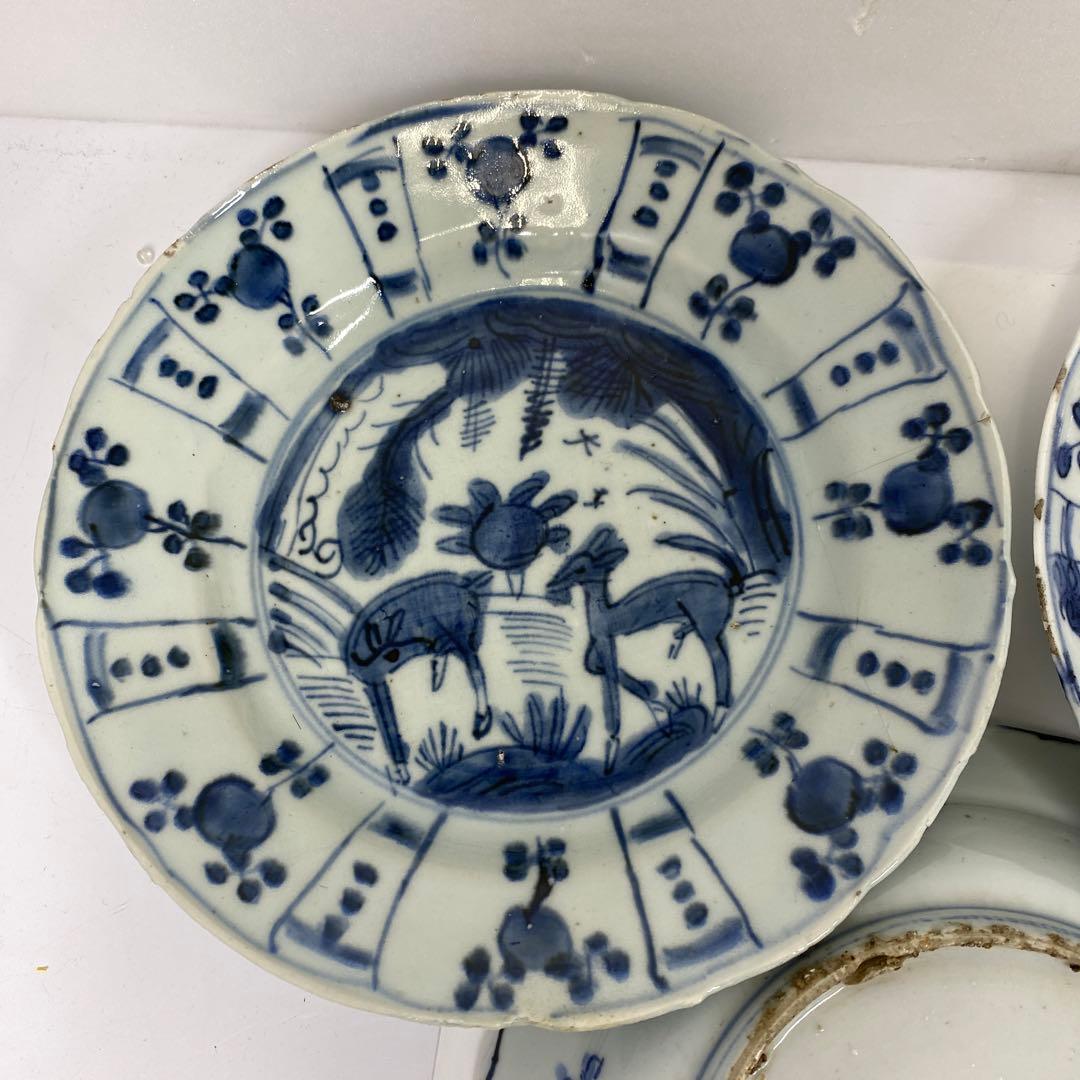 専用 中国明時代 古染付 七寸皿 7枚 チヒコ 東さ6-1201③ - メルカリ