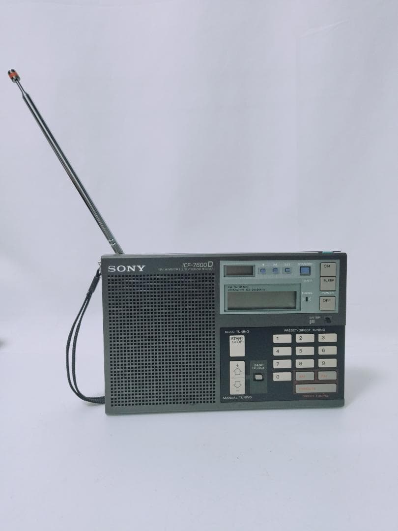 SONY ICF-7600D ラジオ 動作品 Sony Portable World Radio Synthesized Receiver ICF-7600D Vintage